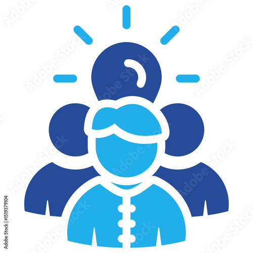 Team Work Icon Dual Tone Color