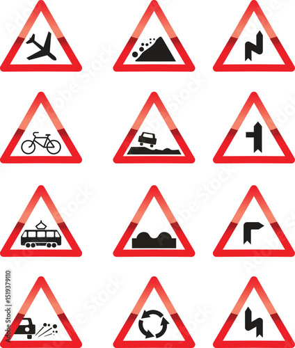 Free Download set of road signs - GFXLoad