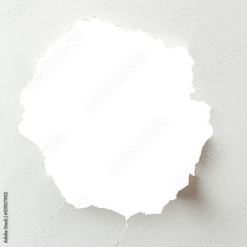 Agujero en papel