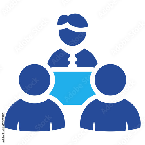 Meeting Icon Dual Tone Color