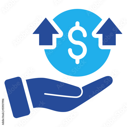 Profit Icon Dual Tone Color