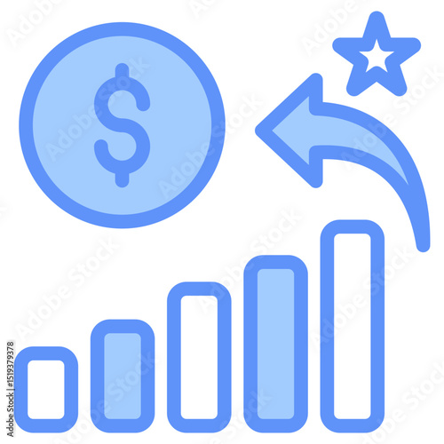 Success Icon Outline Blue