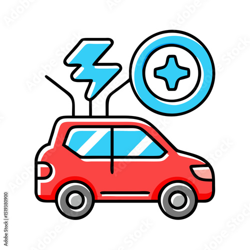 Electric car or eco-friendly transportation.
