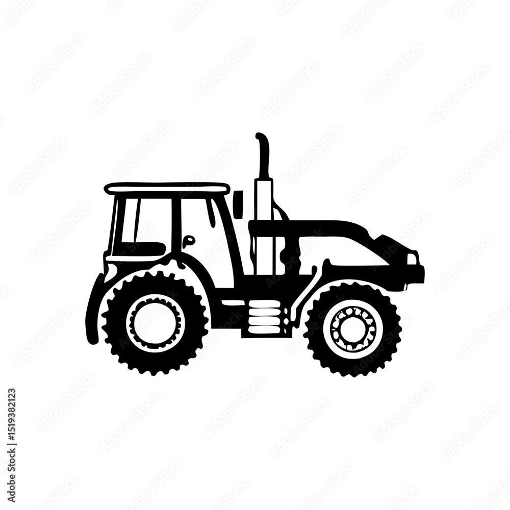 Obraz premium Dramatic Black Vehicle Silhouette Symbol Icon Perfect for Design Projects