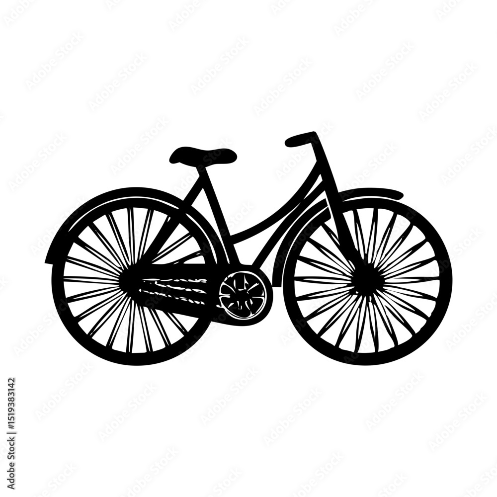 Fototapeta premium Perfect Black Vehicle Silhouette Symbol Icon Versatile Textures for Design Projects