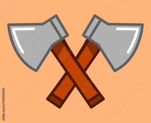 axe and shield icon with transparent background 