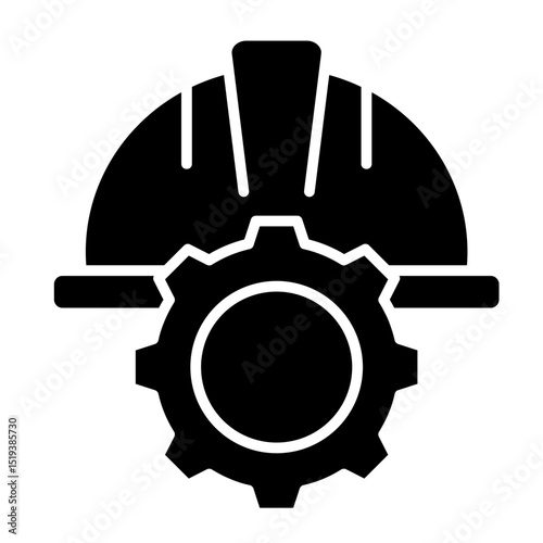 Safety Helmet  Icon Element For Design	