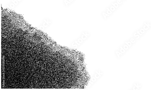 Vector illustration, abstract gradient texture with gritty pattern, grainy grunge overlay on monochrome background, sand halftone noise, artistic pattern, vintage style texture design.