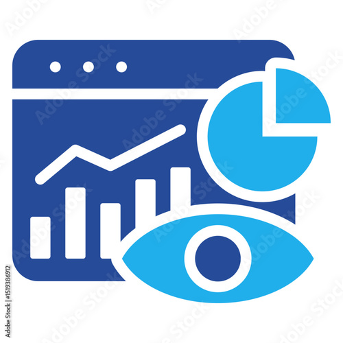 Visualization Icon Dual Tone Color