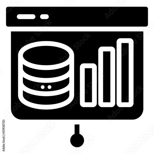 Presentation Icon Black Solid