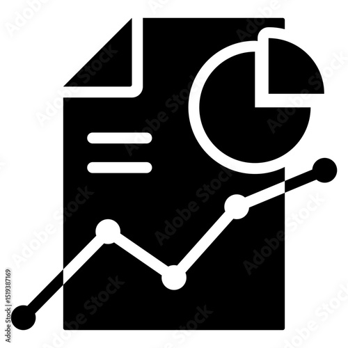 Metric Icon Black Solid