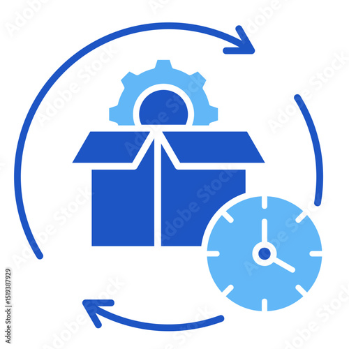 Product Lifecycle  Icon Element For Design	