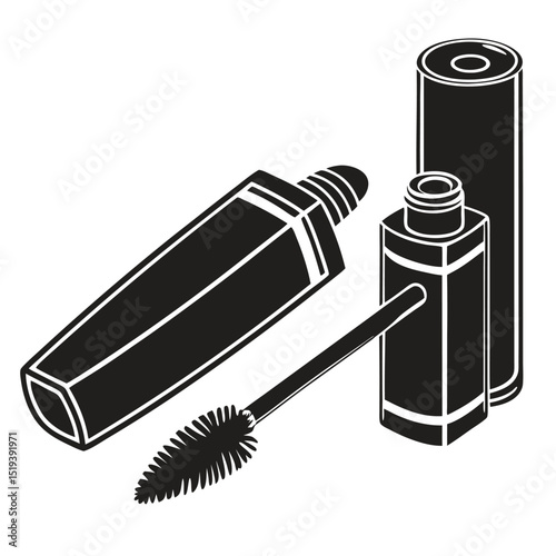 set of cosmetic brushes