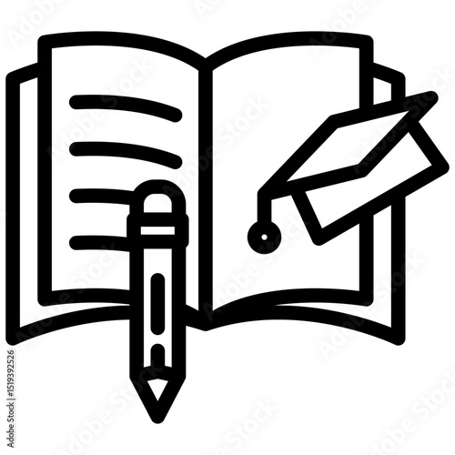Curriculum Icon Outline