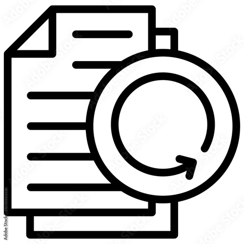 Revision Icon Outline