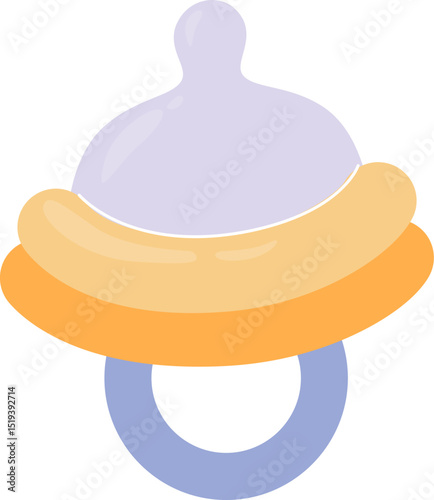 Illustration of a Baby Pacifier