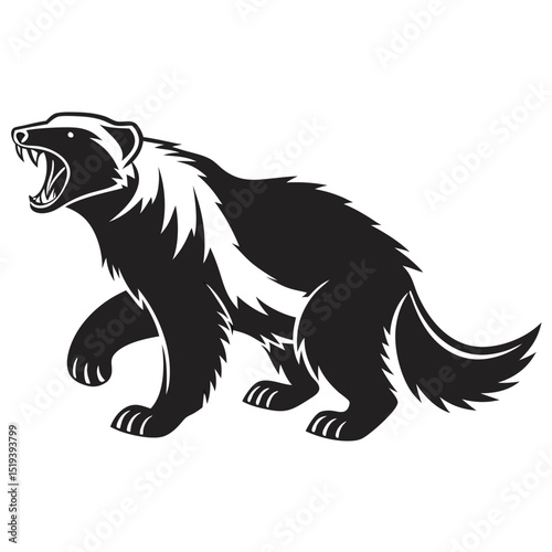 bear vinyl ready vector illustration