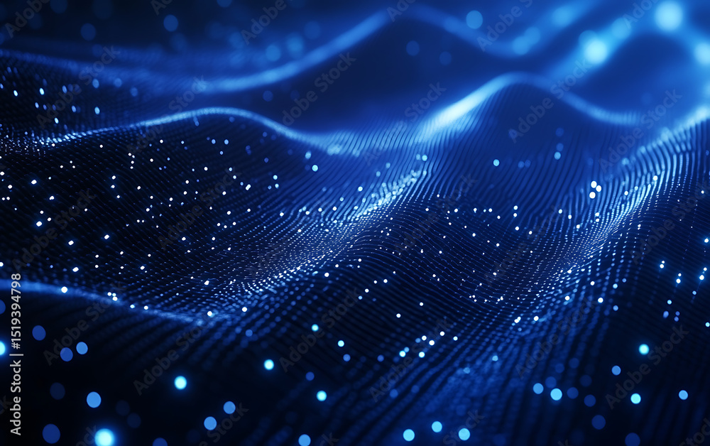Blue technological background with hexagons and glowing lights, vector illustration.
Blue technological background with hexagons and glowing lights, vector illustration.