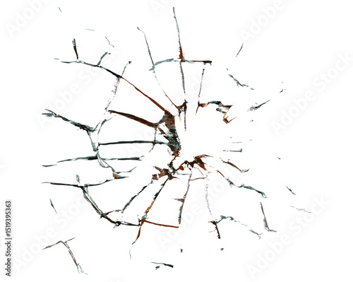 Broken glass texture, grunge punk background, distressed damaged wallpaper, cracked glass window, shuttered window, vintage overlay effect, vector illustration, urban decay style.