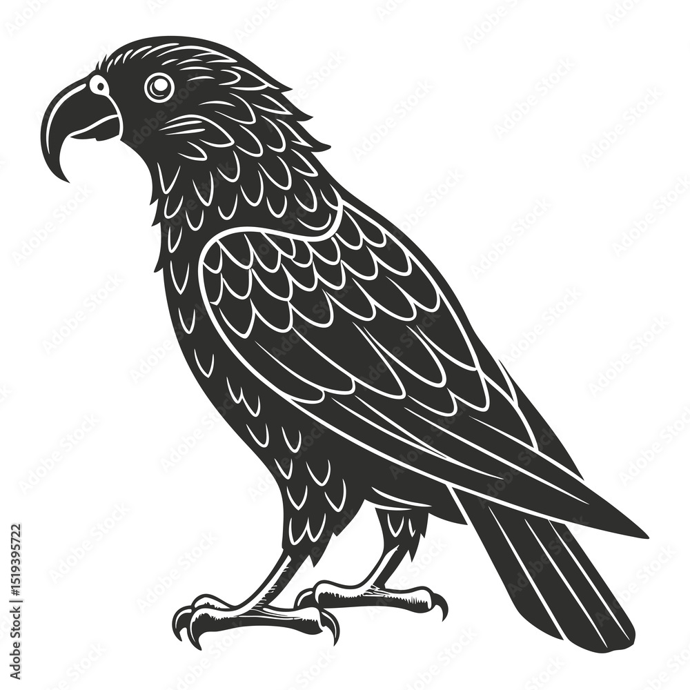 Fototapeta premium eagle on a white background