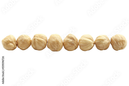 Wallpaper Mural Delicious Hazelnuts Row Isolated on Black Backdrop Healthy Raw Snack Vegan Nuts Ingredient on transparent background Torontodigital.ca
