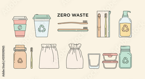 Zero Waste Essentials - Eco-Friendly Lifestyle Collection of Reusable Items