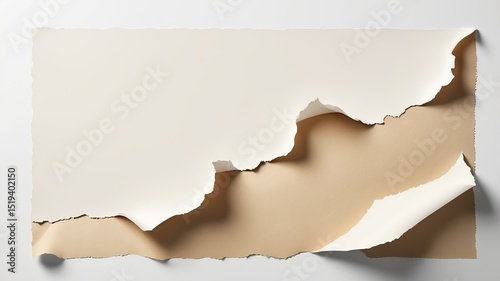 torn paper with space for text