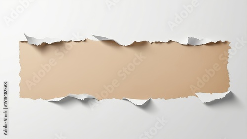 torn paper with space for text