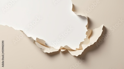 torn paper with space for text