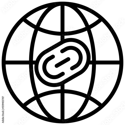 Url Icon Outline
