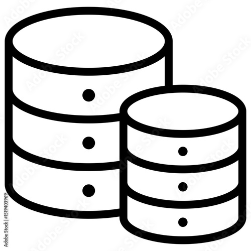 Data Icon Outline
