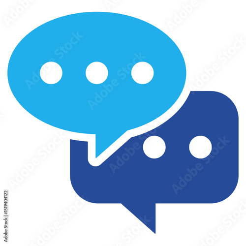 Chat Icon Dual Tone Color