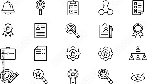 assessment and evaluation icon set with evaluation (2).eps