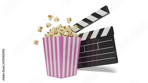 popcorn and movie tickets