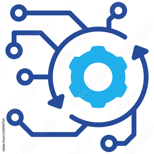 Automation Icon Dual Tone Color