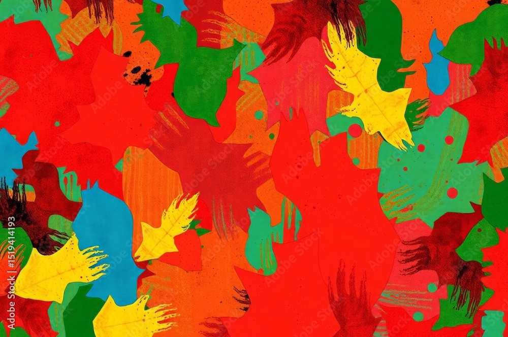 Juneteenth Abstract Color Pattern Juneteenth Abstract Color Pattern