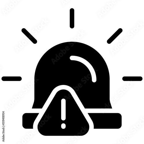 Alert Icon Black Solid
