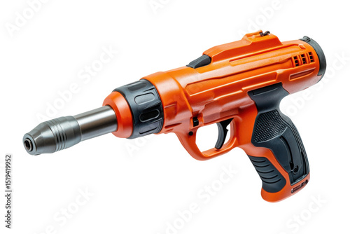 Orange construction nailer