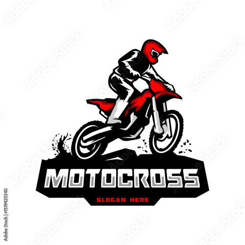 motocross logo image design