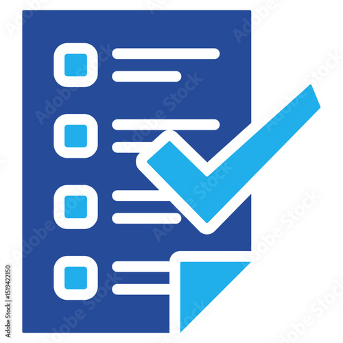 Checklist Icon Dual Tone Color