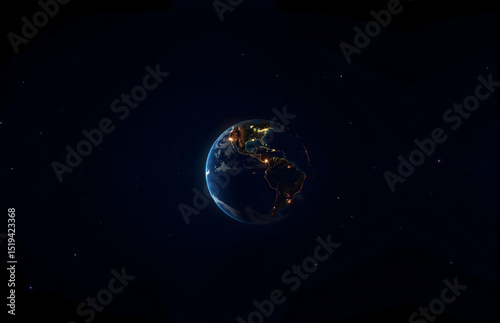 EarthNightViewFromSpace photo