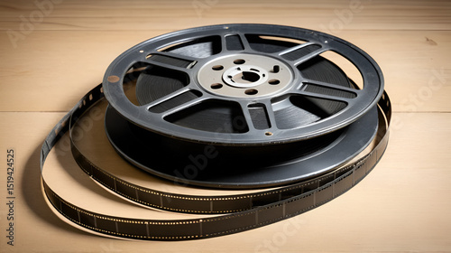 Old Film Reel and Strip
