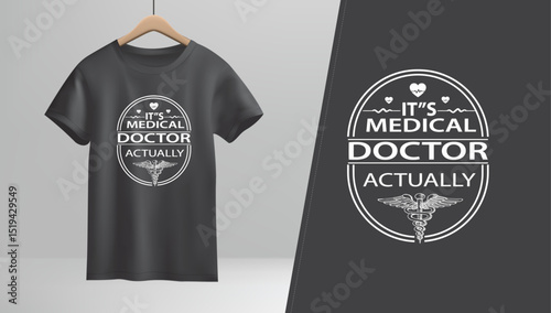 A versatile T-shirt design template for casual apparel, perfect for custom prints on men's or women's cotton clothing