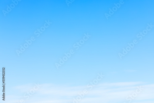 Fantastic soft white clouds against blue sky and copy space horizontal shape. Web banner.Website header.