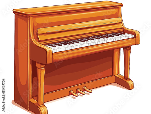 Piano vector art