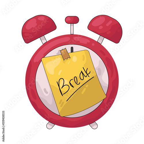 Illustration of Break time
