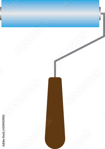Paint roller illustration design.
