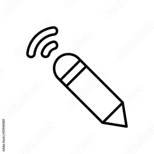 Stylus icon vector 