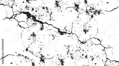 Vector grunge cracked texture style cracked texture, distress grunge texture, cracked  dust overlay textured