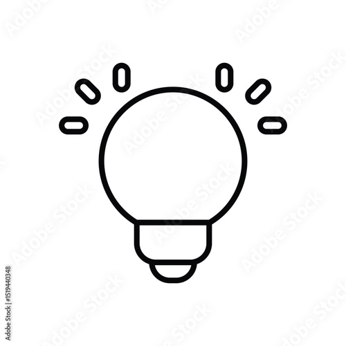 Idea icon vector 